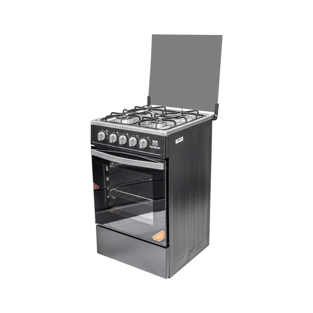 Nasco 50 x 50 cm 4-Burner Gas Cooker with Grill – Model NASGC-SNIPER50TB-G – view 2