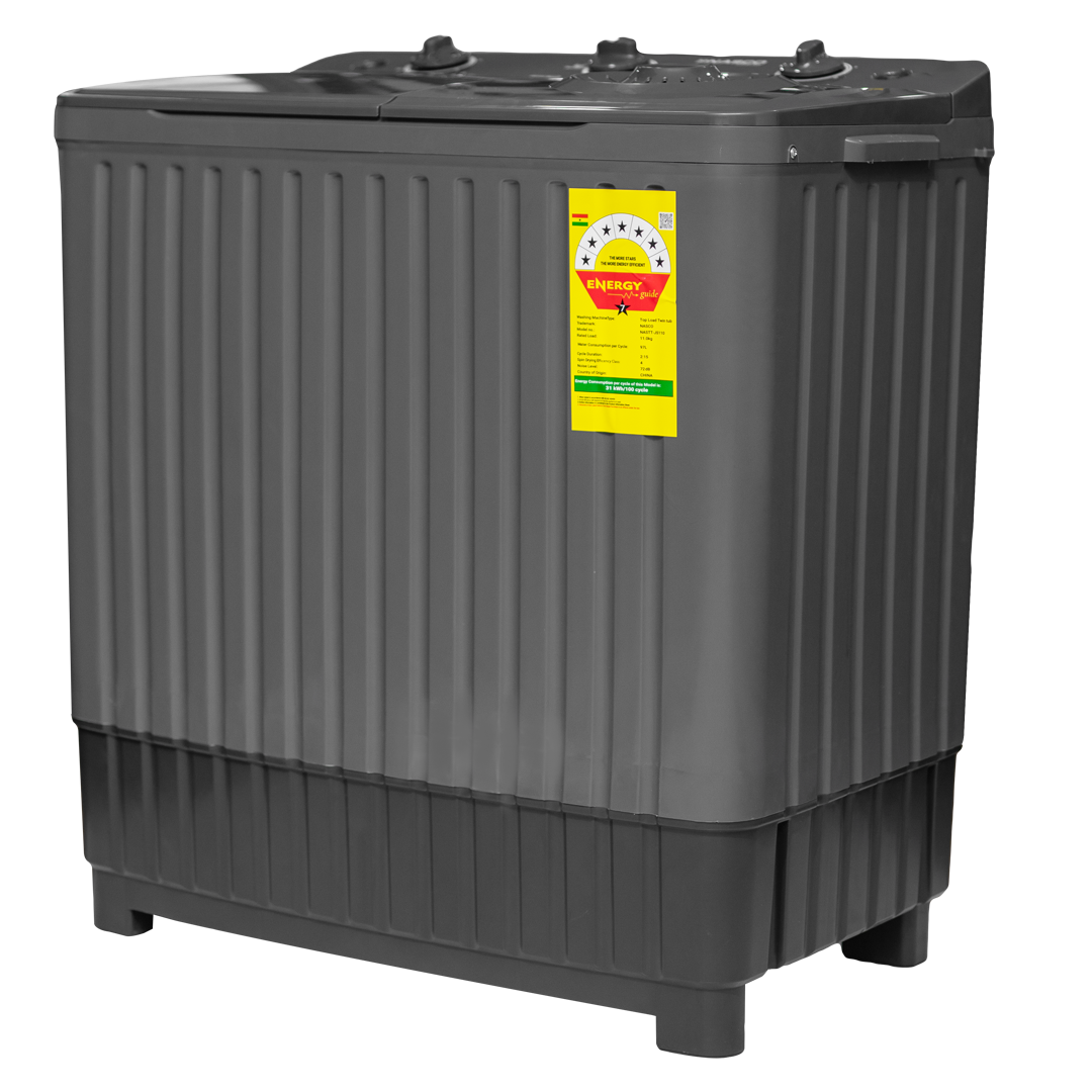 Nasco 8 kg Twin Tub Semi-Automatic Washing Machine – Model NASTT-JS110 – view 4