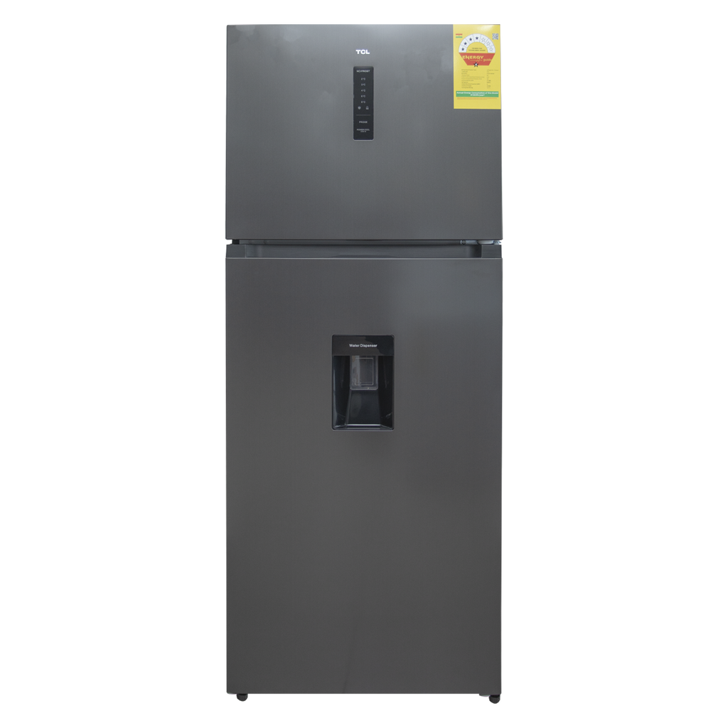 TCL 413 L Total No Frost Top Mount Refrigerator with Water Dispenser – Model P540TMGWD