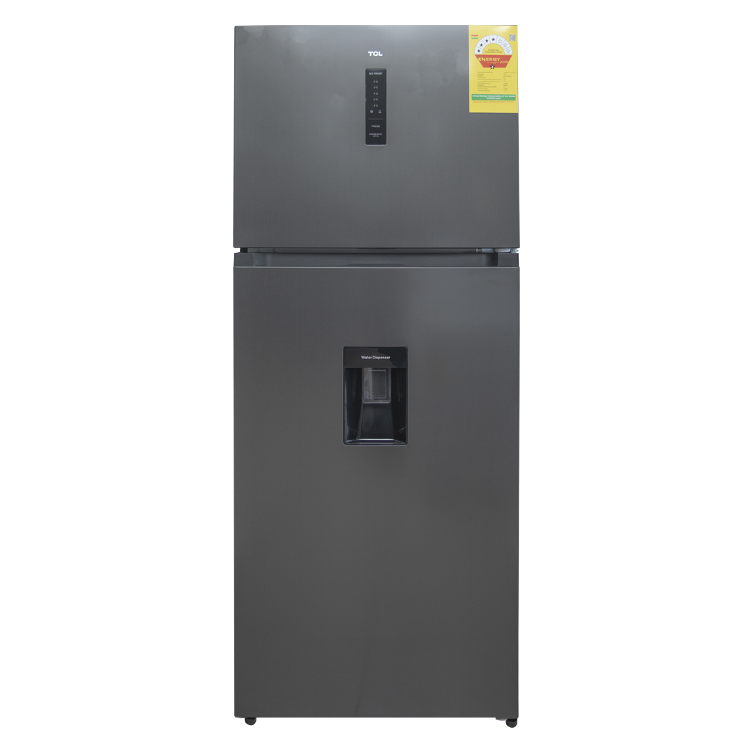 TCL 413 L Total No Frost Top Mount Refrigerator with Water Dispenser – Model P540TMGWD