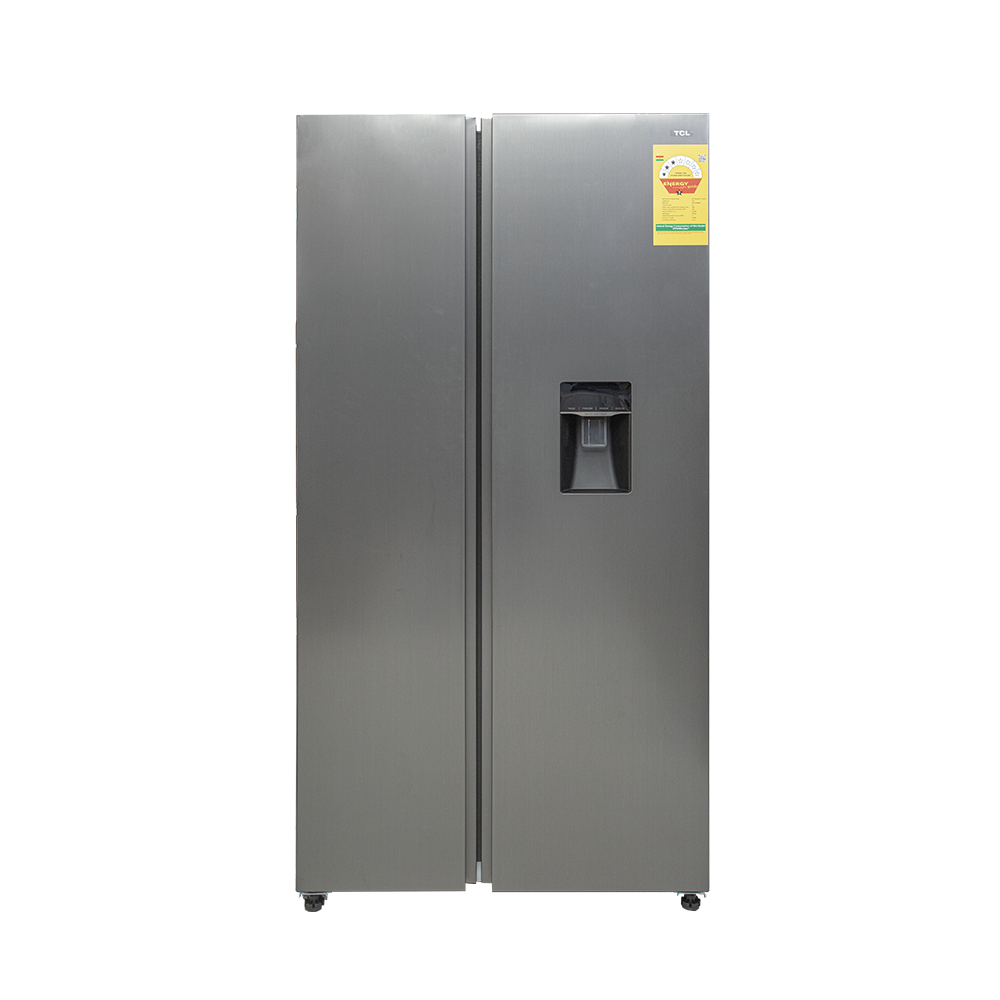 TCL 529 L Side by Side Refrigerator with Water Dispenser – Model P692SBNWD – view 2