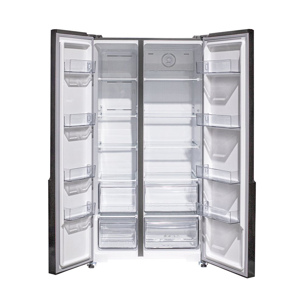 TCL 595 L Side by Side Refrigerator – Model P774SBBG – view 3