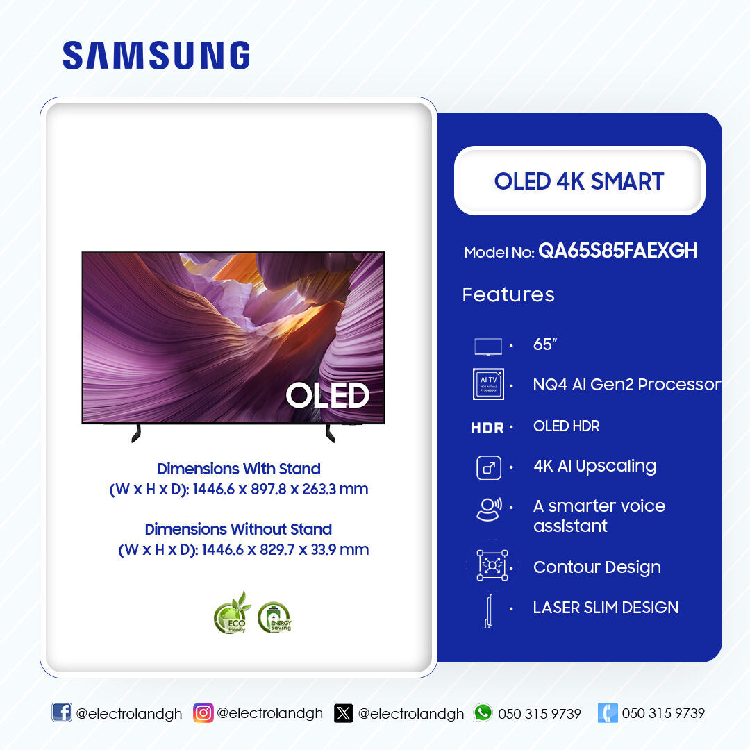 Samsung 65" S85F OLED 4K Smart TV – Model QA65S85FAEXGH – view 2