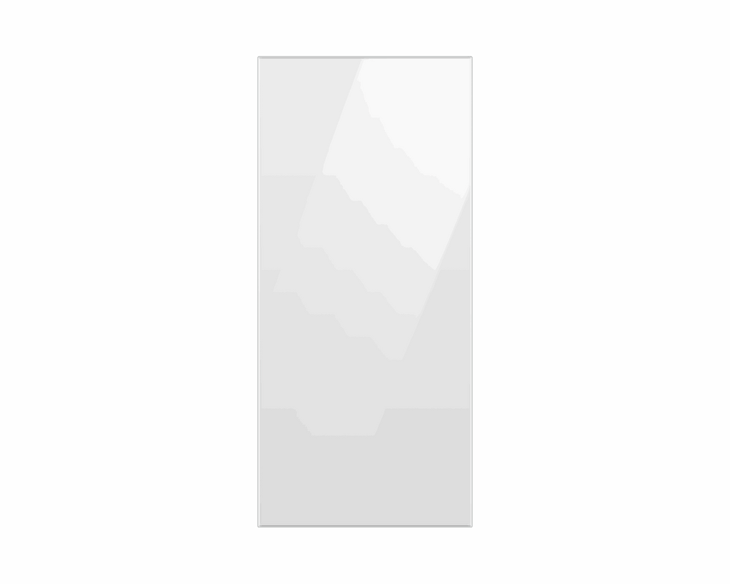 Samsung Bespoke White Glass Upper Door Panel – Model RA-F18DUU12GG – view 2