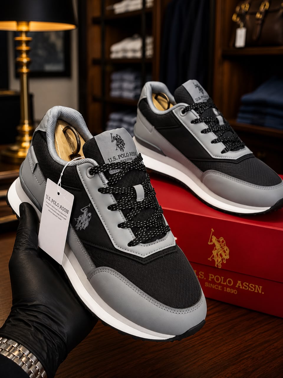 U.S. Polo Assn. Men's Casual Sneakers – Premium Lace-Up Lifestyle Shoes
