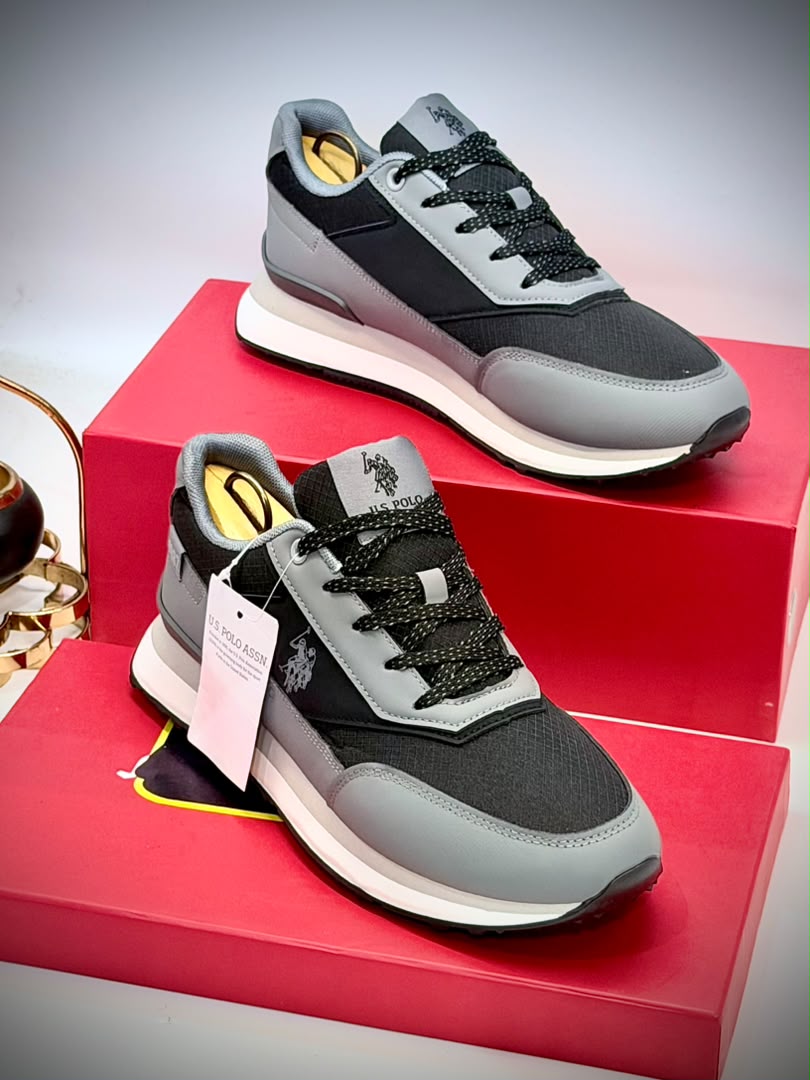 U.S. Polo Assn. Men's Casual Sneakers – Premium Lace-Up Lifestyle Shoes