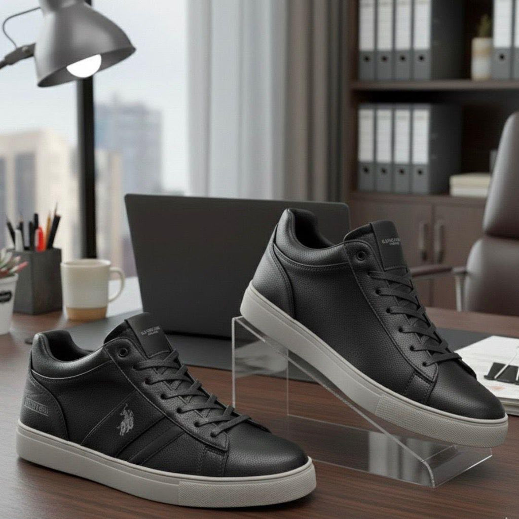 U.S. Polo Assn. Men's Premium Casual Boots – Comfortable Lace-Up Ankle Boots