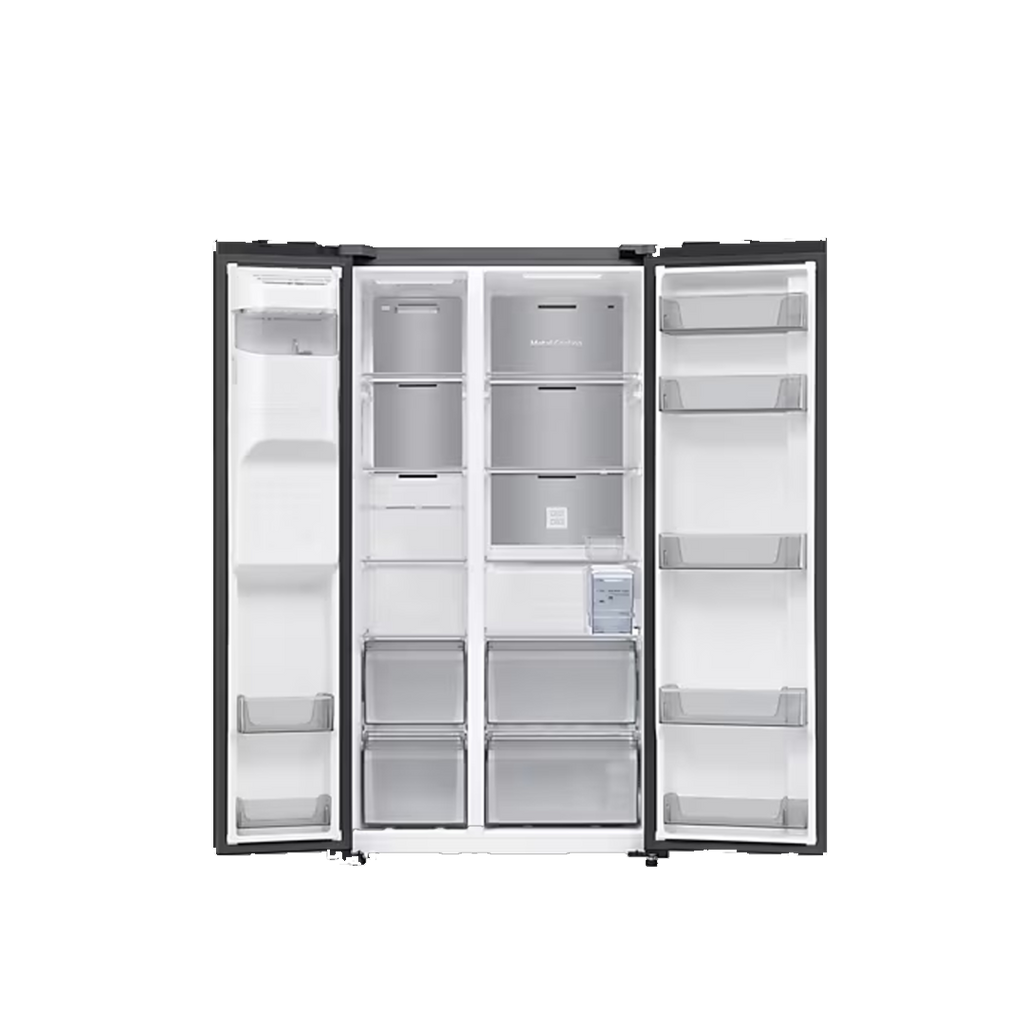 Samsung 635 L Side by Side Refrigerator with Water & Ice Dispenser – Model RS70F65K4TGH – view 2