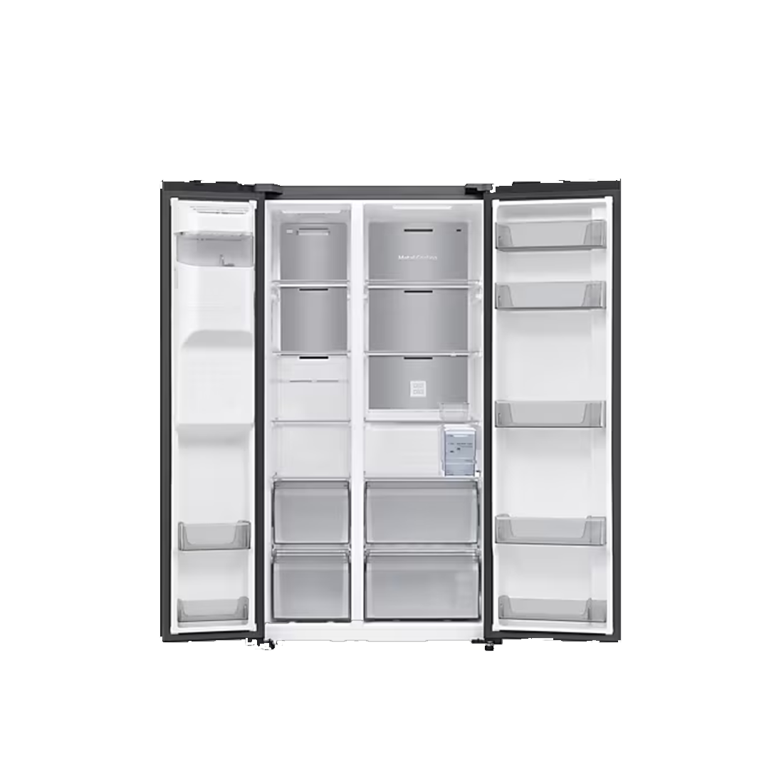 Samsung 635 L Side by Side Refrigerator with Water & Ice Dispenser – Model RS70F65K4TGH – view 2