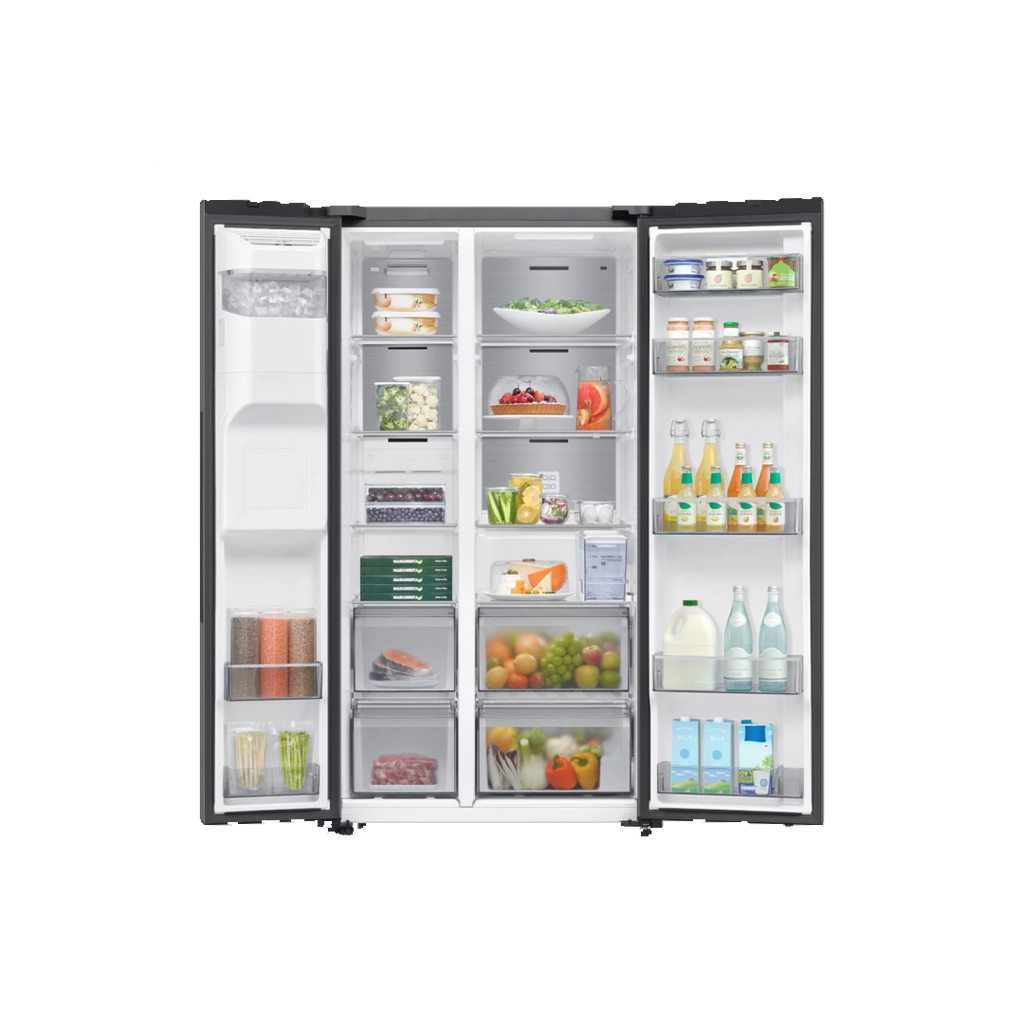 Samsung 635 L Side by Side Refrigerator with Water & Ice Dispenser – Model RS70F65K4TGH – view 3