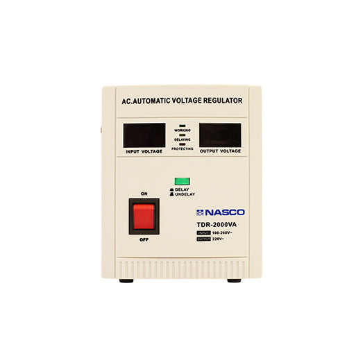 Nasco 1000 VA Automatic Voltage Regulator – Model TDR-1000VA – view 2