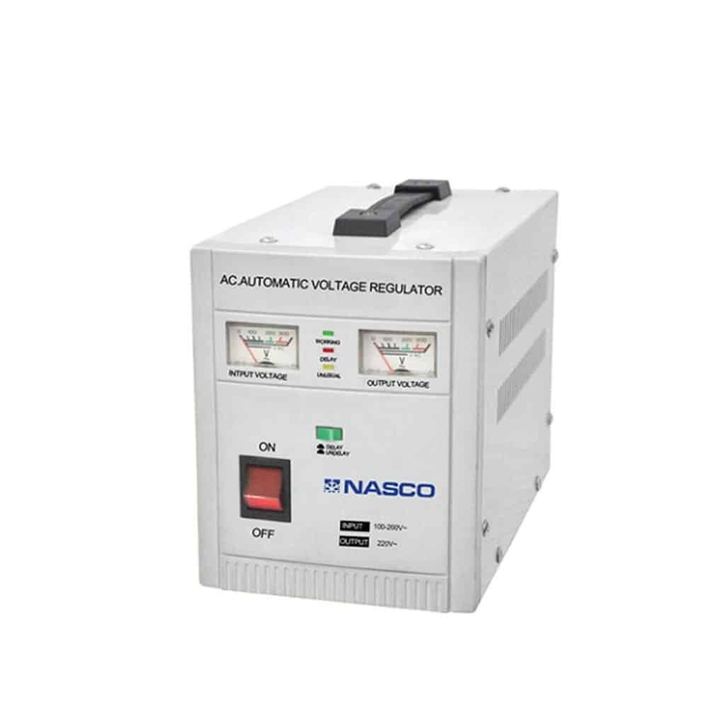 Nasco 3000 VA Automatic Voltage Regulator – Model TDR-3000VA – view 2
