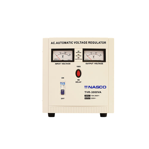 Nasco 3000 VA Automatic Voltage Regulator – Model TVR-3000VA – view 2