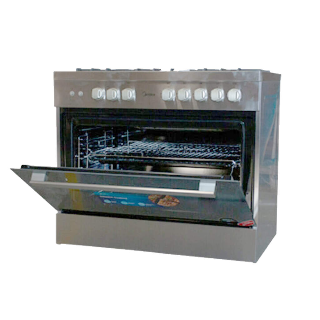 Midea 90 x 60 cm 5-Burner Gas Cooker with Grill – Model VESTA-P48C – view 3