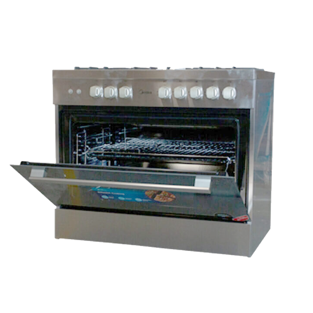Midea 90 x 60 cm 5-Burner Gas Cooker with Grill – Model VESTA-P48C – view 3