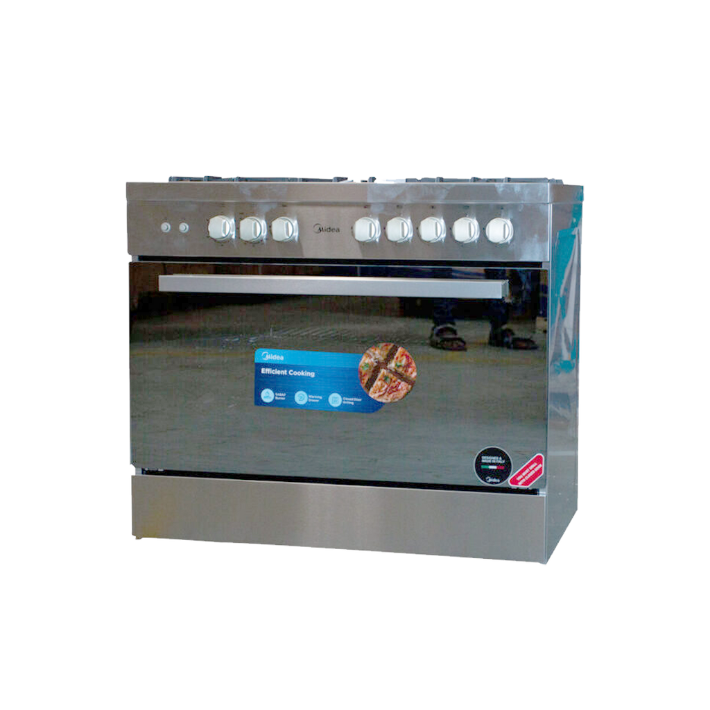 Midea 90 x 60 cm 5-Burner Gas Cooker with Grill – Model VESTA-P48C – view 4