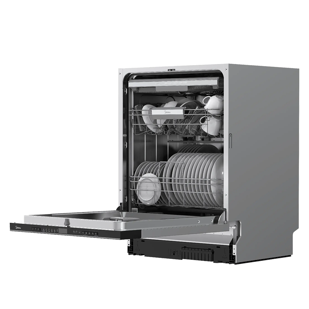 Midea 10-Place Setting Built-in Dishwasher – Model WQP10-W7704L – view 3
